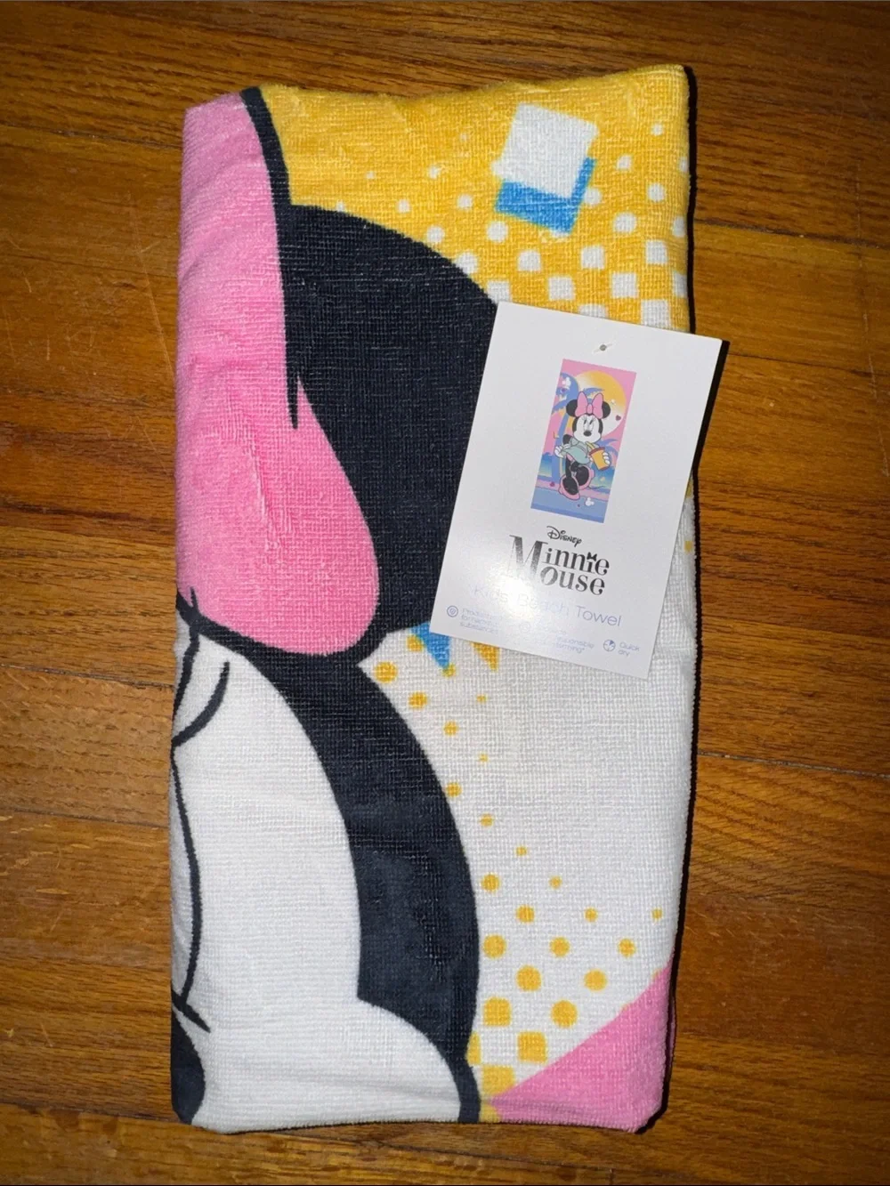 The Big One - Kids Disney, Minnie Mouse Beach Towel NWT